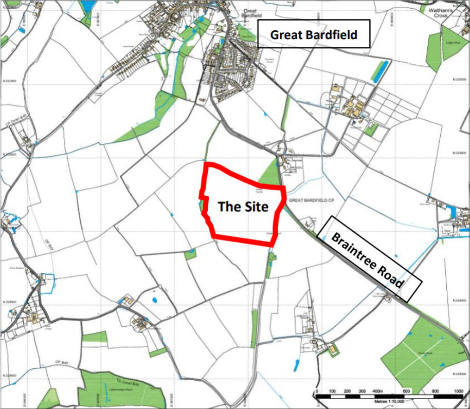 Proposed quarry site map